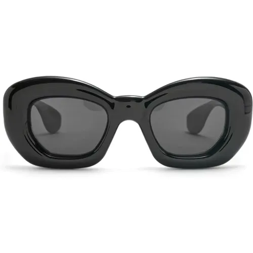 Mutige schwarze Cat-Eye Sonnenbrille - Loewe - Modalova