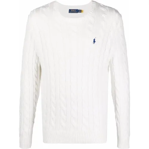 Weißer Pullover Sweater , Herren, Größe: L - Ralph Lauren - Modalova