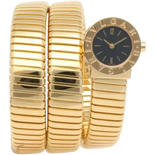 Pre-owned Gold watches , female, Sizes: ONE SIZE - Bvlgari Vintage - Modalova