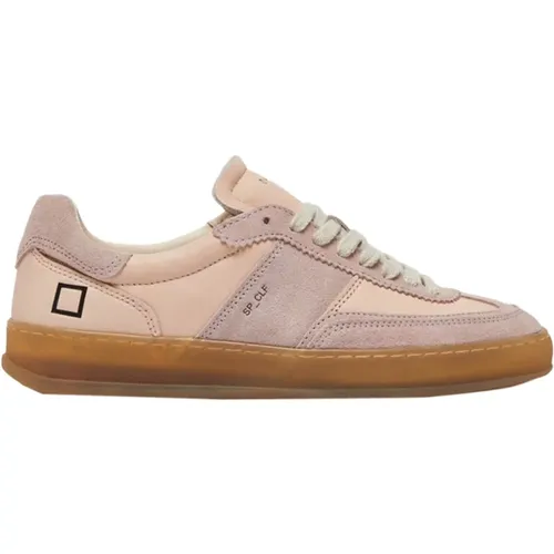 Sportliche Rosa Sneakers für Frauen , Damen, Größe: 39 EU - D.A.T.E. - Modalova