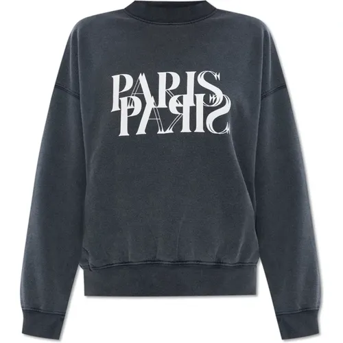 ‘Jaci’ bedruckter Sweatshirt , Damen, Größe: L - Anine Bing - Modalova