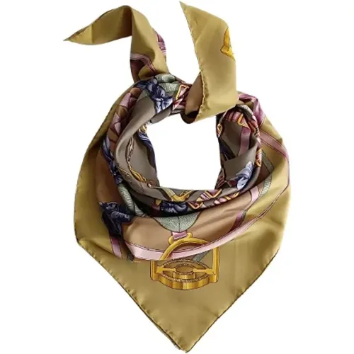 Pre-owned Silk scarves , female, Sizes: ONE SIZE - Hermès Vintage - Modalova