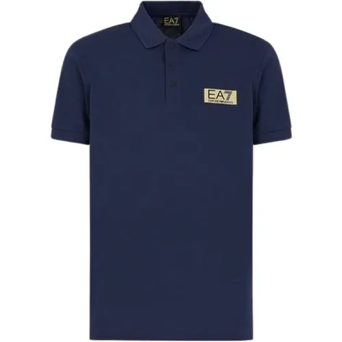 Stylisches Polo , Herren, Größe: M - Emporio Armani EA7 - Modalova