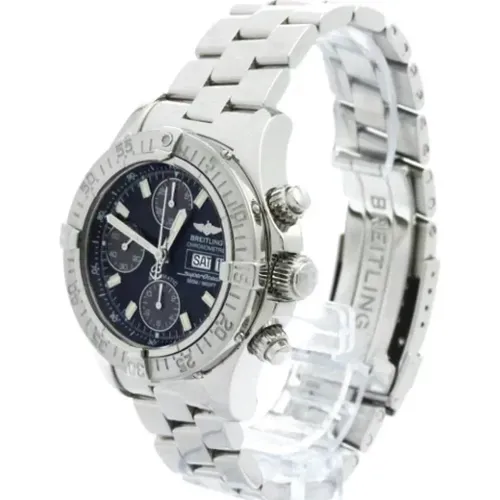 Pre-owned Stainless Steel watches , male, Sizes: ONE SIZE - Breitling Pre-owned - Modalova