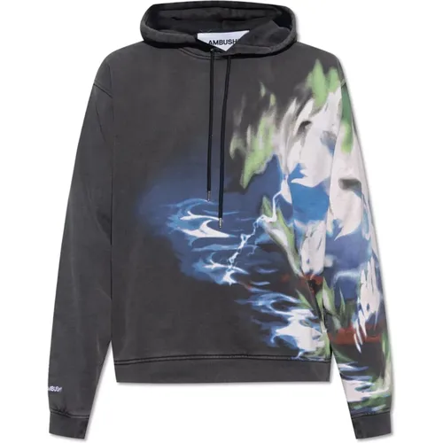 Patterned hoodie , male, Sizes: L - Ambush - Modalova