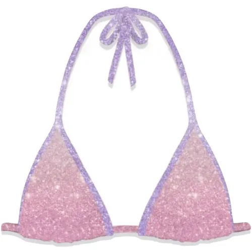 Lurex Bikini Top für Frauen - MC2 Saint Barth - Modalova