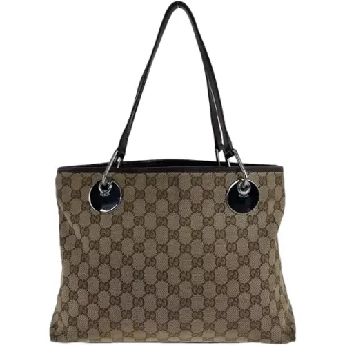 Pre-owned Canvas totes , female, Sizes: ONE SIZE - Gucci Vintage - Modalova