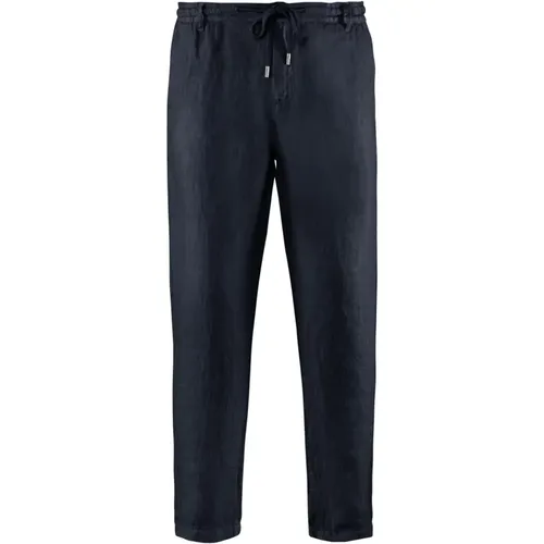 Comfy Fit Linen Pants , male, Sizes: W32, W31, W34, W33, W36, W30, W25 - BomBoogie - Modalova