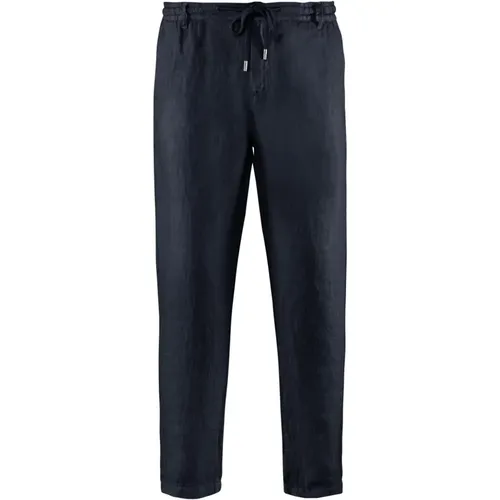 Comfy Fit Linen Pants , male, Sizes: W32, W31, W34, W38, W33, W36, W30, W29, W28 - BomBoogie - Modalova