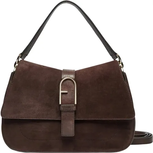 Flow Top-Griff Tasche in Cioccolato - Furla - Modalova