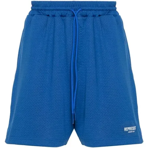 Kobaltblaue Scuba Jersey Shorts - Represent - Modalova