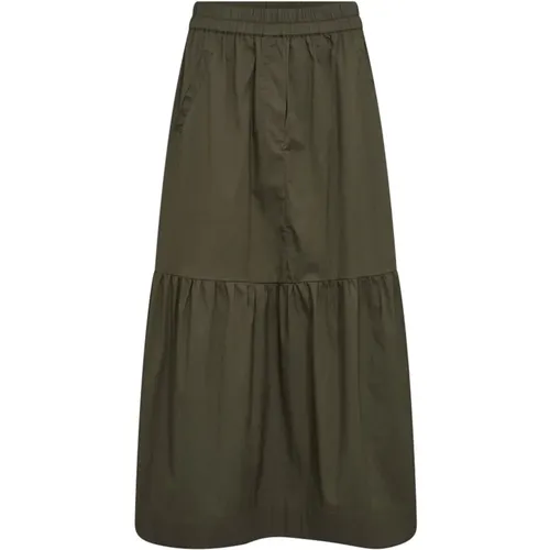 Crisp Gypsy Skirt Army , female, Sizes: S, XS, XL, M, L - Co'Couture - Modalova