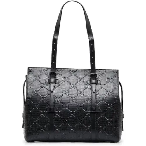 Pre-owned Leather totes , female, Sizes: ONE SIZE - Gucci Vintage - Modalova