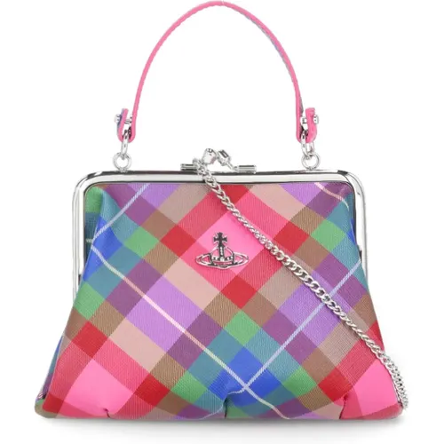 Mehrfarbige Tartan-Handtasche - Vivienne Westwood - Modalova