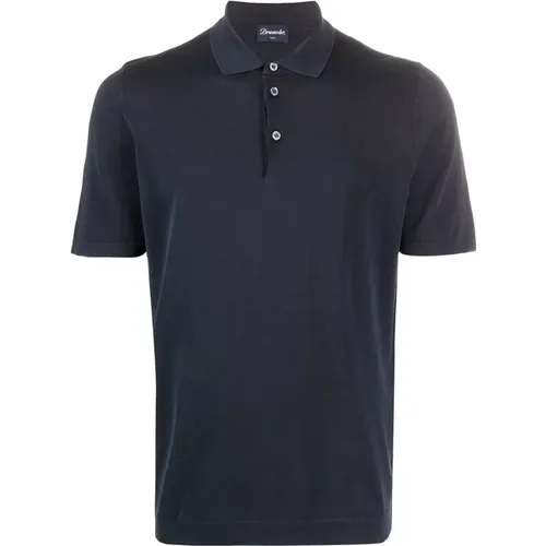 Blau T-Shirt & Polo Combo , Herren, Größe: S - Drumohr - Modalova