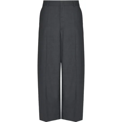 Grey Stylish Trousers , male, Sizes: L, M - Valentino Garavani - Modalova