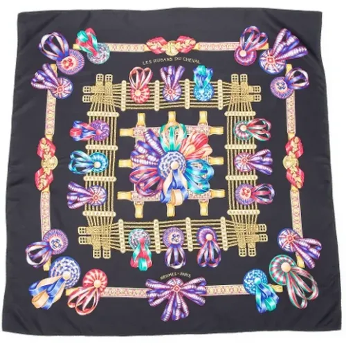 Pre-owned Silk scarves , female, Sizes: ONE SIZE - Hermès Vintage - Modalova