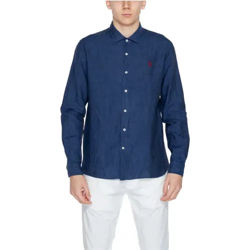 Linen Shirt Men Spring/Summer , male, Sizes: M, L, 3XL, XL, 2XL - U.s. Polo Assn. - Modalova