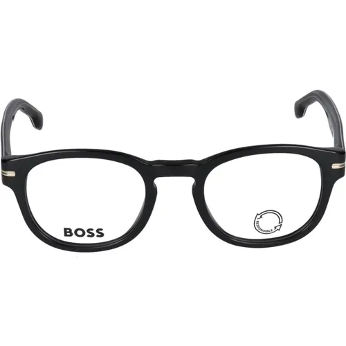 Stilvolle Brille Modell 1504 , Herren, Größe: 50 MM - Hugo Boss - Modalova