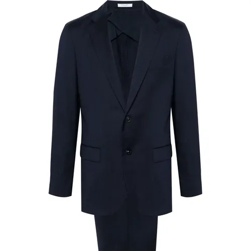 Wool Blend Suit with Pockets , male, Sizes: 2XL - Boglioli - Modalova