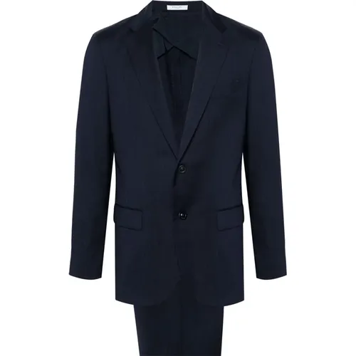 Wool Blend Suit with Pockets , male, Sizes: 2XL, 3XL, XL - Boglioli - Modalova