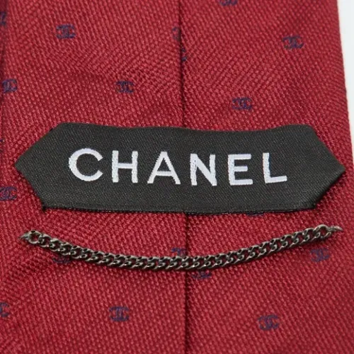 Pre-owned Silk home-office , male, Sizes: ONE SIZE - Chanel Vintage - Modalova