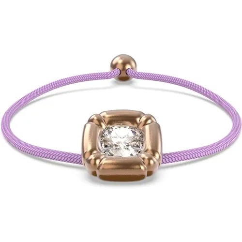 Dulcis Bracelet Cushion Cut, Rose Gold , female, Sizes: ONE SIZE - Swarovski - Modalova