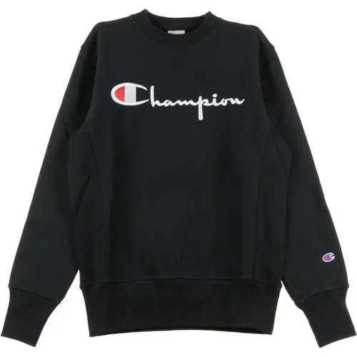 Schwarzer Crewneck Sweatshirt für Männer - Champion - Modalova