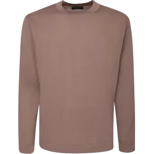 Dark Wool T-Shirt Aw23 , male, Sizes: L, XL - Dell'oglio - Modalova