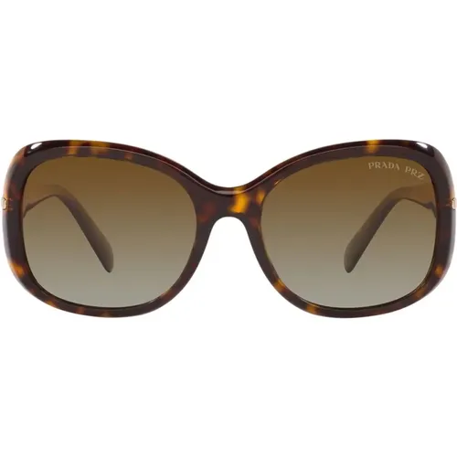 Polarized Rectangular Sunglasses , unisex, Sizes: 57 MM - Prada - Modalova