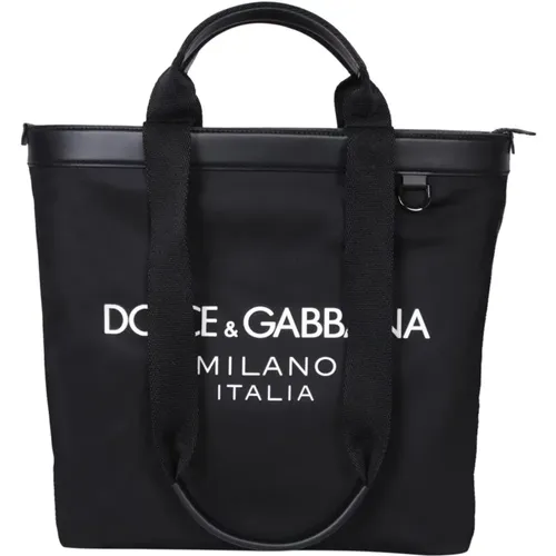 Nylon bag by Dolce&Gabbana , male, Sizes: ONE SIZE - Dolce & Gabbana - Modalova