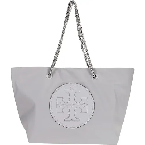 Graue Kettentasche , Damen, Größe: ONE Size - TORY BURCH - Modalova