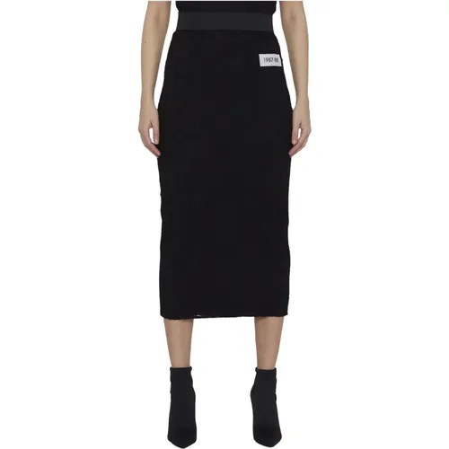 Lace Midi Skirt Ss23 , female, Sizes: S, XS, 2XS - Dolce & Gabbana - Modalova