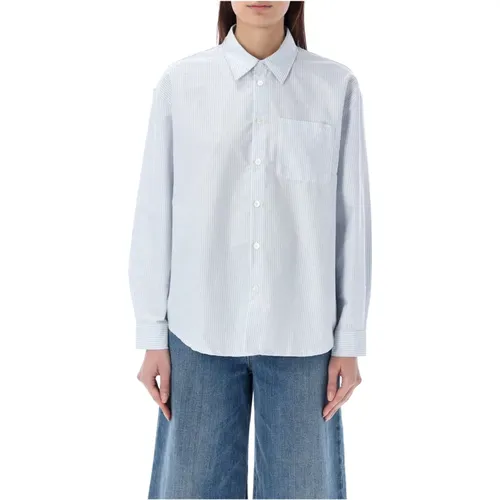 Light Striped Casual Shirt , female, Sizes: M - A.p.c. - Modalova