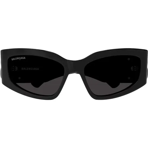 Stilvolle Sonnenbrille Bb0321S 001 , Damen, Größe: 57 MM - Balenciaga - Modalova