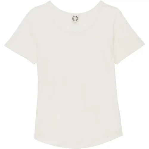 Elegantes Leinen T-Shirt , Damen, Größe: XL - Ines De La Fressange Paris - Modalova