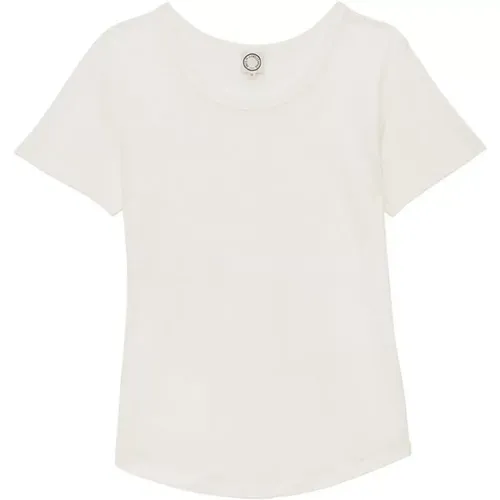 Elegantes Leinen T-Shirt , Damen, Größe: XS - Ines De La Fressange Paris - Modalova