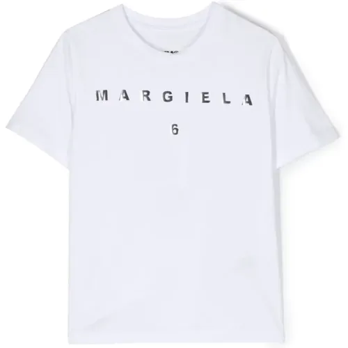 Weiße T-Shirts und Polos von MM6 - MM6 Maison Margiela - Modalova