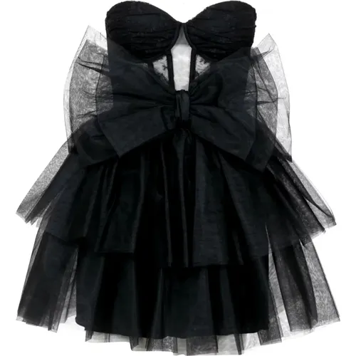 Schwarze Kleider , Damen, Größe: 2XS - Aniye By - Modalova