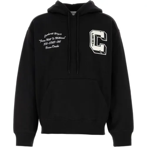 Kapuzen-Sweatshirt mit Enten , Herren, Größe: L - Carhartt WIP - Modalova