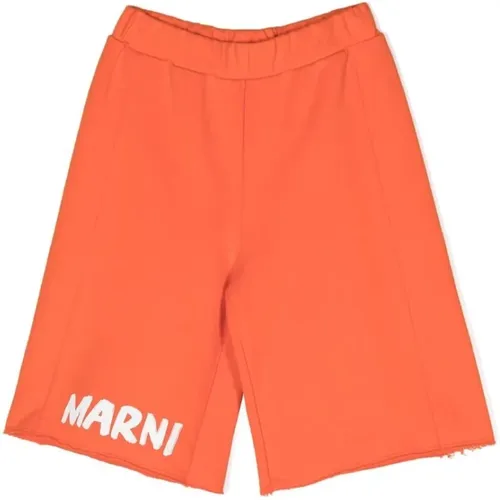 Logo Track Shorts für Jungen Marni - Marni - Modalova
