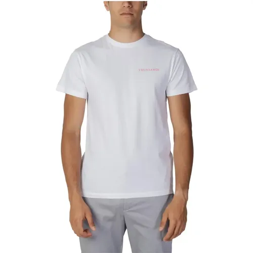 Print T-shirt for Men , male, Sizes: L, 2XL, XL, S - Trussardi - Modalova