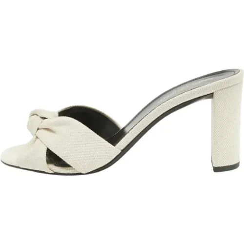 Pre-owned Canvas sandals , female, Sizes: 6 UK - Yves Saint Laurent Vintage - Modalova