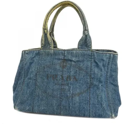 Pre-owned Denim handbags , female, Sizes: ONE SIZE - Prada Vintage - Modalova