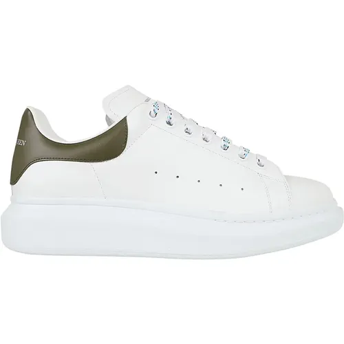 Grüne Oversized Leder Sneakers , Herren, Größe: 41 EU - alexander mcqueen - Modalova