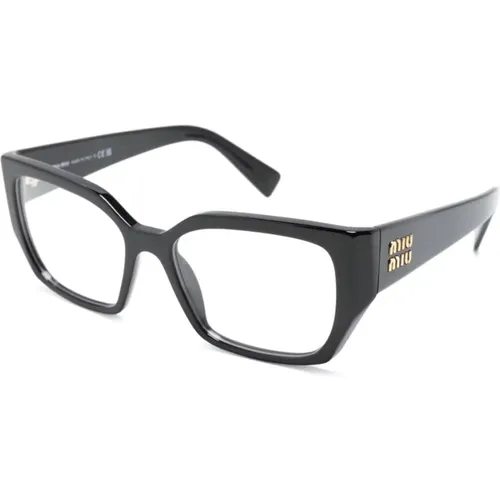 Schwarze Optische Brille Must-Have - Miu Miu - Modalova