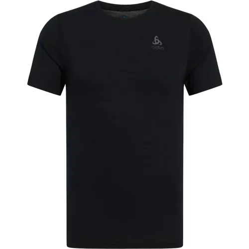 Crew Neck Kurzarm Top , Herren, Größe: S - Odlo - Modalova