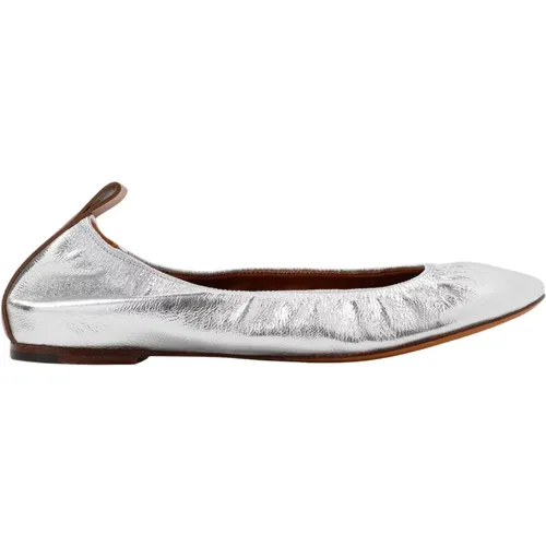 Metallic Ballerina Slip-On Schuhe , Damen, Größe: 38 EU - Lanvin - Modalova