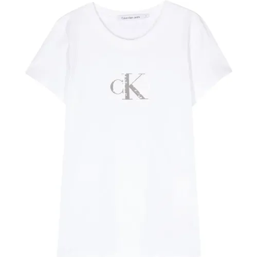 T-shirts and Polos , female, Sizes: XS, L, S, M - Calvin Klein Jeans - Modalova