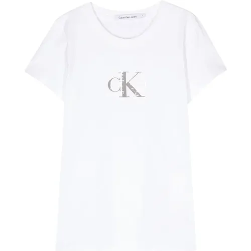 T-shirts and Polos , female, Sizes: XS, L, S, M, XL - Calvin Klein Jeans - Modalova